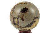 Polished Septarian Sphere - Madagascar #203643-1